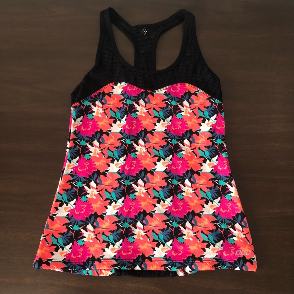 Lorna Jane Black Label Floral Tank